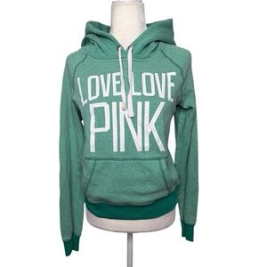 VS Pink 2012 Mint Green Pullover Hoodie